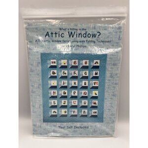 VTG Attic Window Tool  Quilt Design Easy Folding Techniques Cheryl Phillips SEE